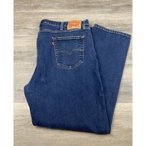 Levi's 541 Jeans Mens W44 L30 Blue  Denim Athletic Fit Straight Zip Fly